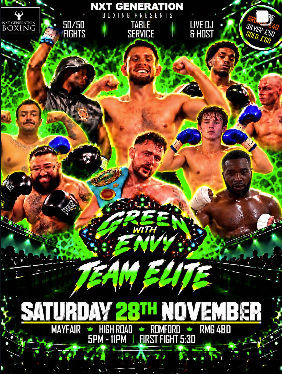 Team Elite Green With Envy line-up poster